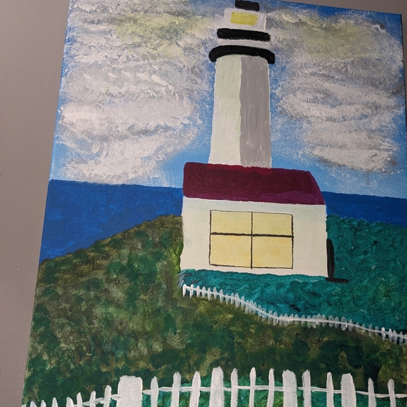 Original lighthouse painting in NB - Picture 4 of 4